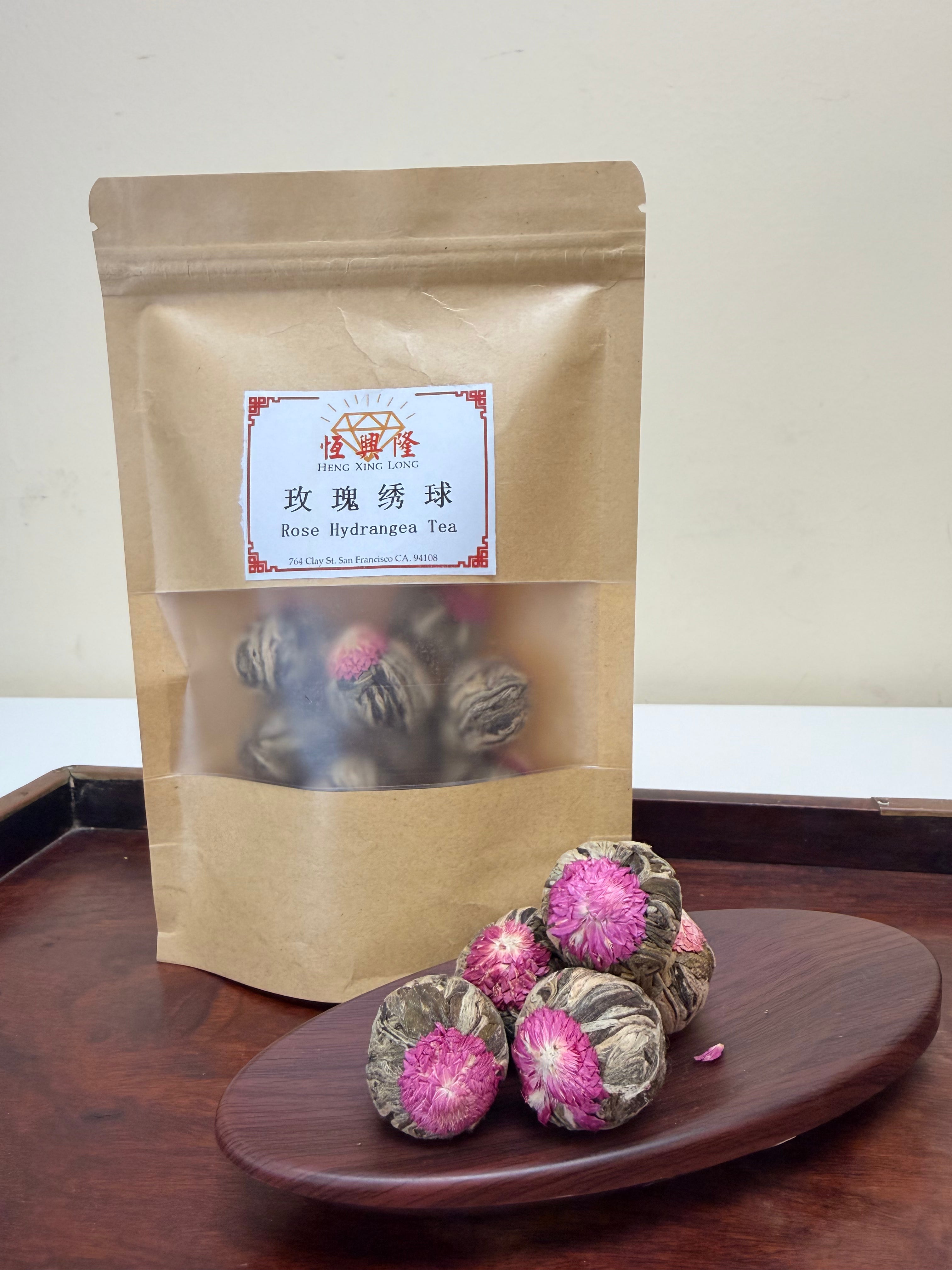 玫瑰绣球