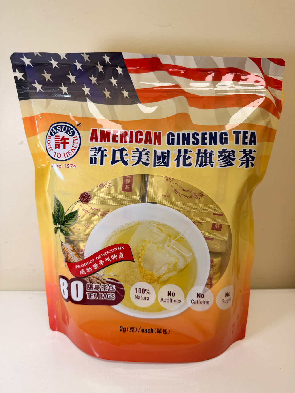 许氏美国花旗参茶 80包装