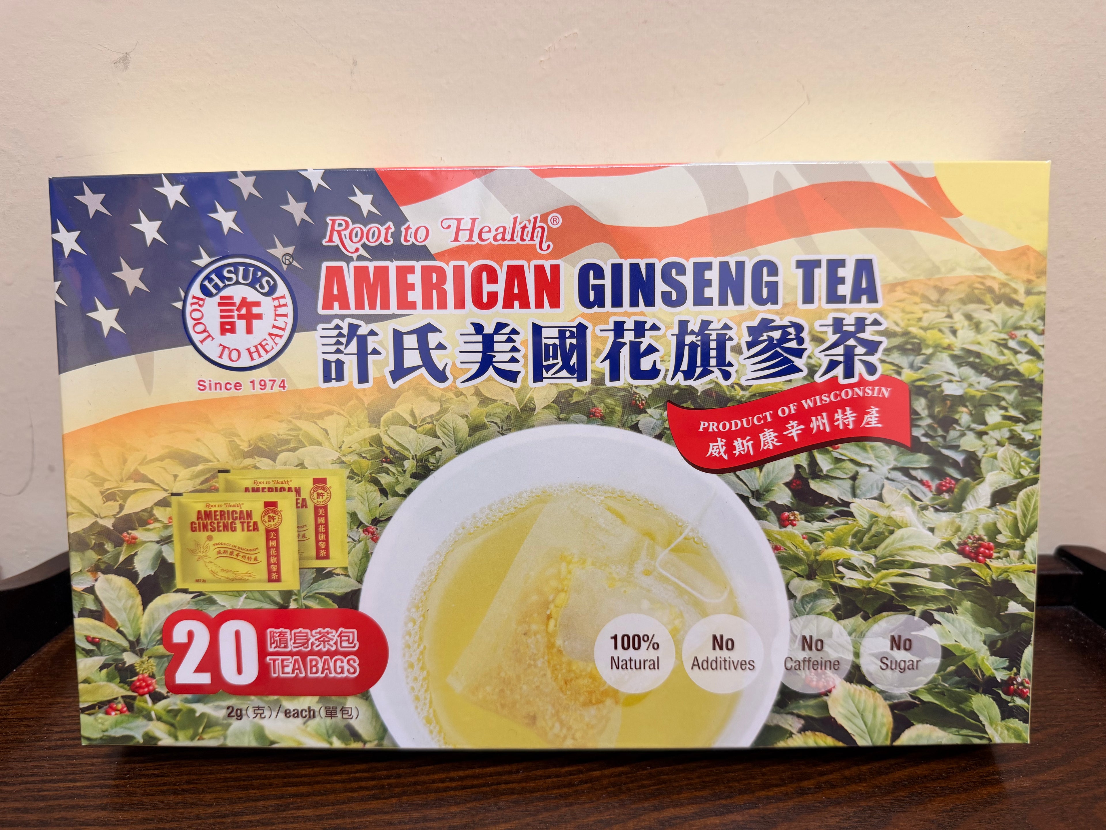 许氏美国花旗参茶 20包装