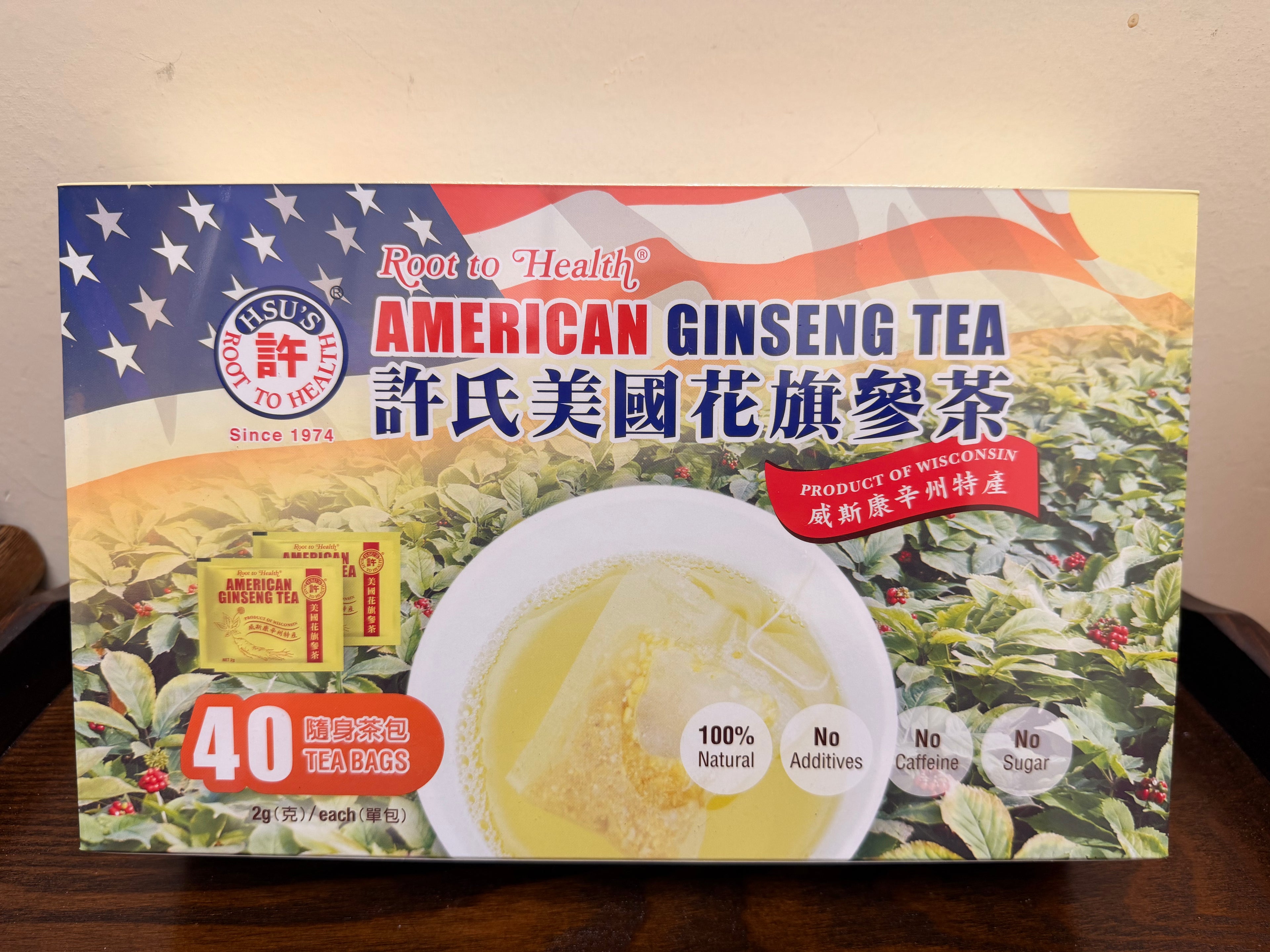 许氏美国花旗参茶 40包装