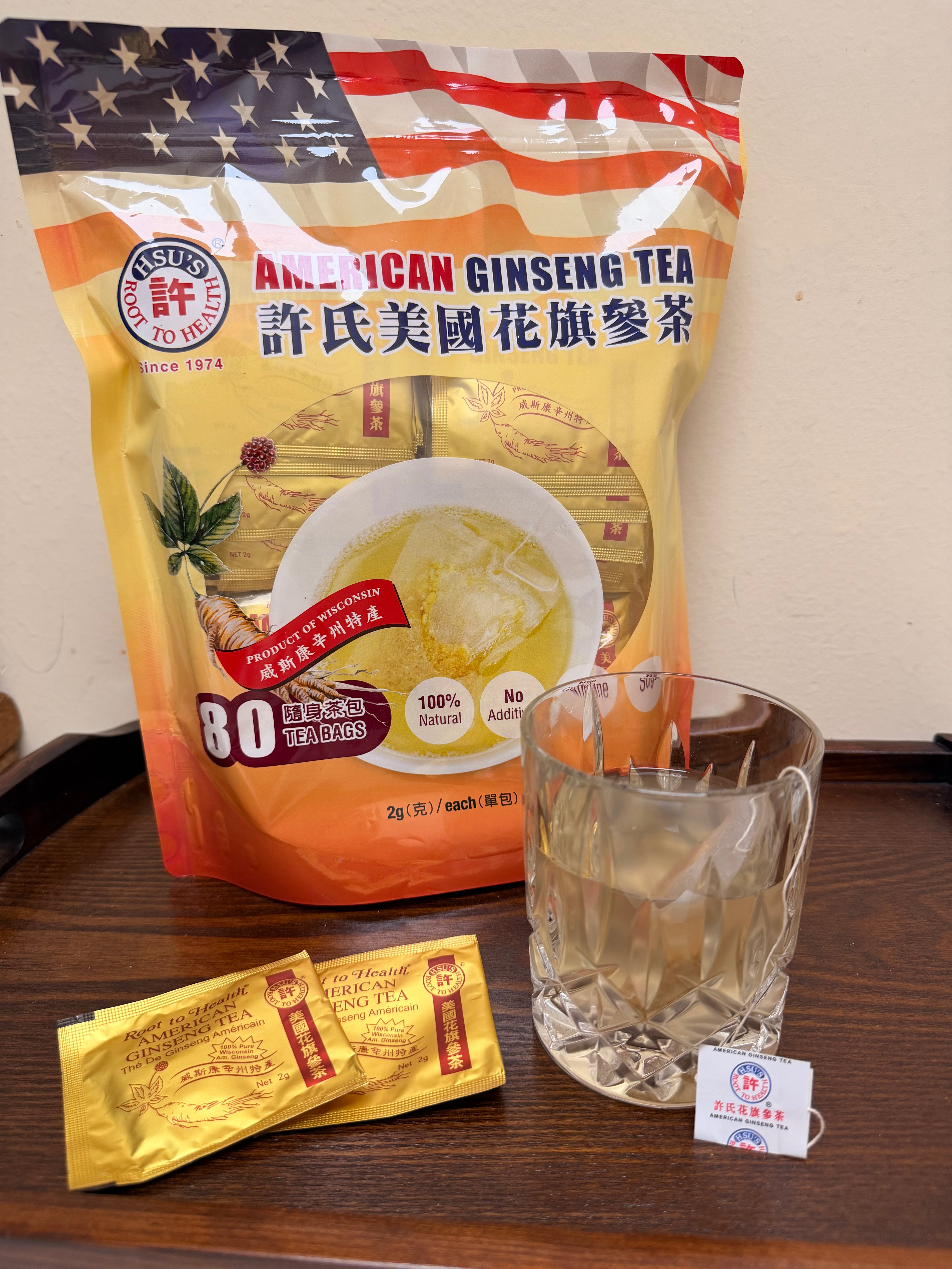 许氏美国花旗参茶 80包装